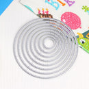 Metal Cutting Dies Circle Frame Stencils DIY Scrapbooking Paper Cards Die C