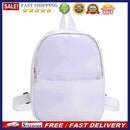 Women Fashion Backpack Nylon Schoolbag Solid Color College Casual Book Bags