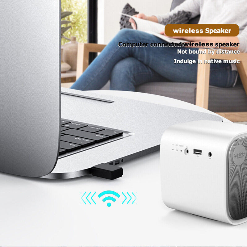 PC-T7 USB Bluetooth 5.0 Audio Transmitter Wireless Music Adapter for PC Computer