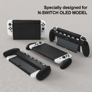 JYS-NS217 for Switch OLED Game Console Hand Grip with Card Storage (Black) Newly