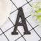 Cast Iron Letters Doorplate Metal Alphabet House Sign DIY Plate Cafe Wall Decor