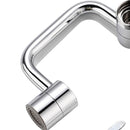 #A 1080 Degree Rotation Faucets Extender Stainless Steel Splash-proof Booster He