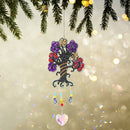 Light Catching Crystal Jewelry Wind Chime Pendant (4 Season Happiness Tree)