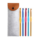 Smooth Aluminium Crochet Knitting Needle Hooks Kit for Weave Sewing Craft