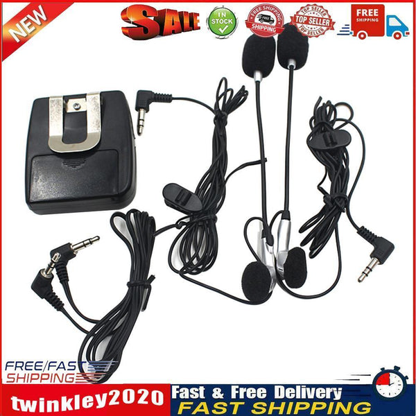 Rider to Passenger Motorcycle Helmet Intercom Wired Headset Interphone Newly