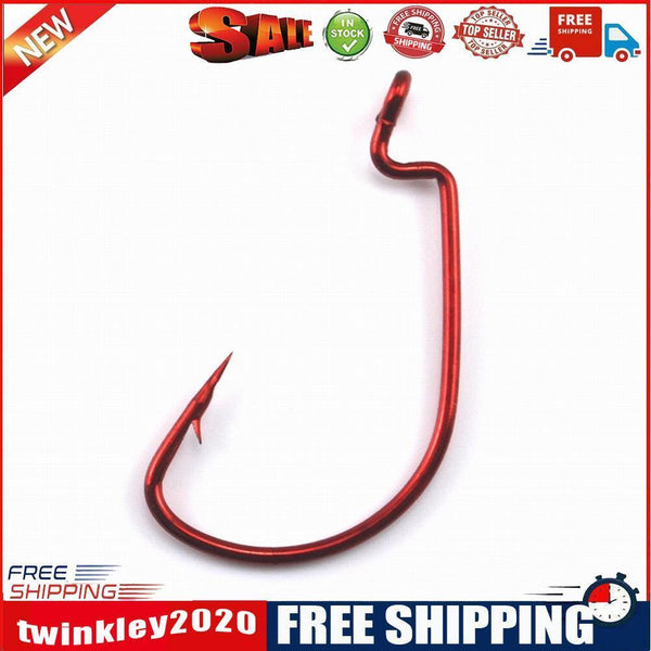 20pcs Barbed Crank Sharp Fishing Hooks Pesca for Soft Bait Tackle #1