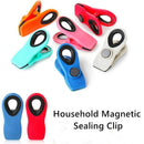 Folder Plastic Bag Sealing Clip Bag Clip Fridge Magnet Magnetic Sealing Clip
