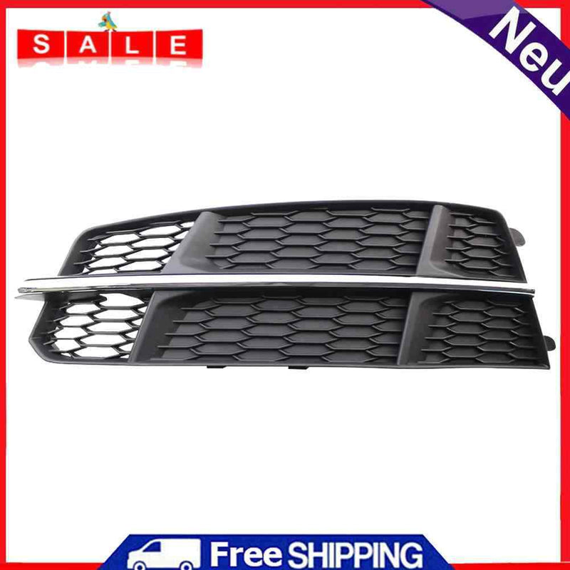 Car Front Bumper Fog Light Grill for A6 (C7) S-LINE 14-18 Lamp Cover Grill Kit
