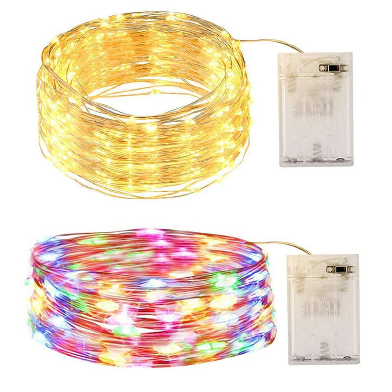 2m LED String Light Fairy Night Christmas Garland Room Decor (Warm Light)
