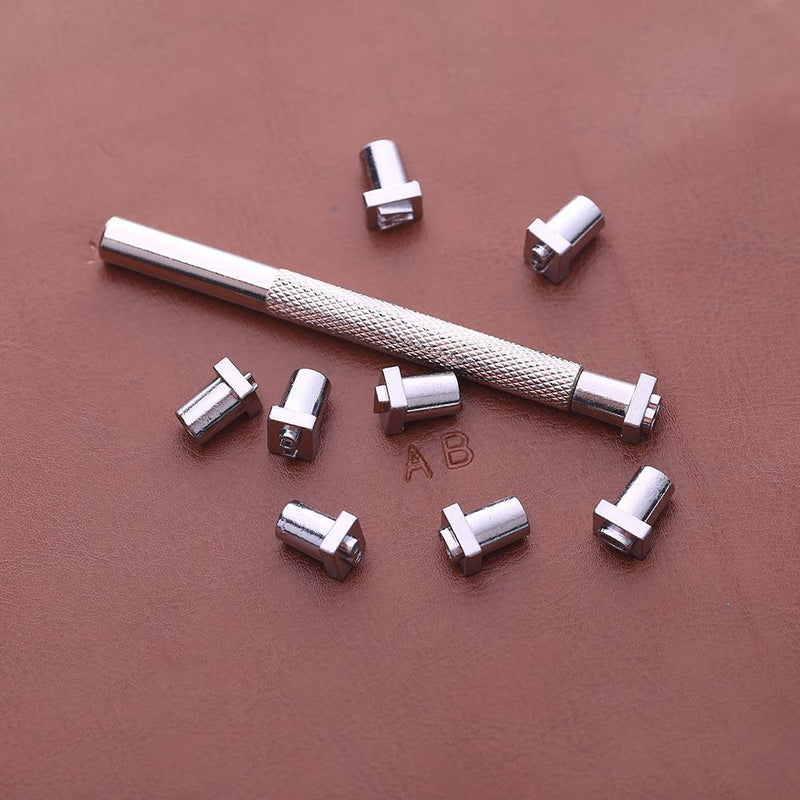 36pcs Steel Punch Alphabet Letter Number Stamper Set Leather Tool (6.5mm) Newly