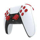 For DualSense Replacement Button Full Set for PS5 Controller Parts (Red)