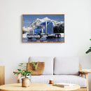 5D DIY Diamond Painting Blue Car Full Drill Rhinestone Mosaic Art Picture Kit