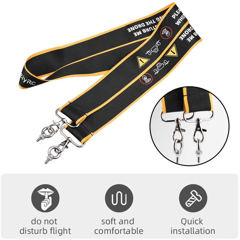 Drone Remote Control Lanyard for DJI Mini 3 Pro w/ Safety Slogan Design x 1Pc