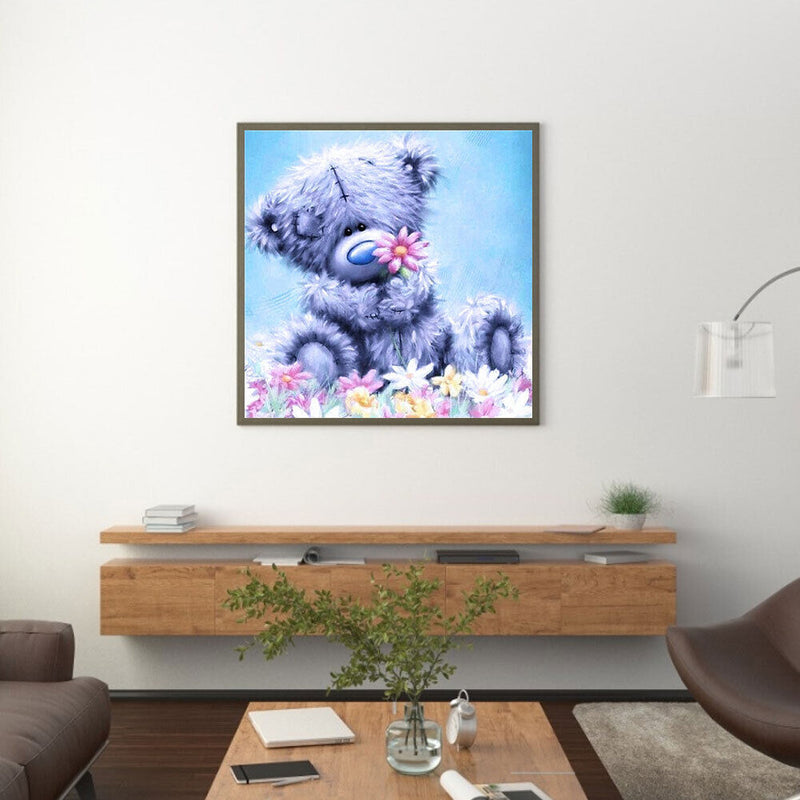 5D DIY Diamond Painting Full Round Drill Animal Bear Wall Decor Rhinestone Art