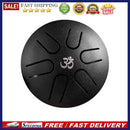 3 inch 6 Tone Steel Tongue Drum Mini Hand Pan Drum with Drumsticks Percussion