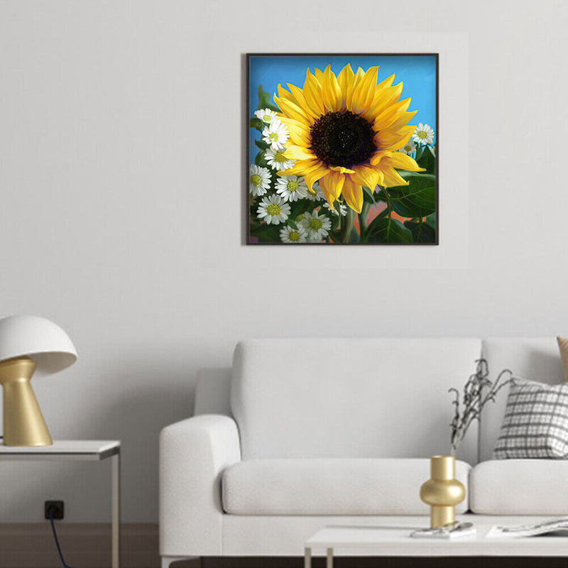 Diamond Painting 5D DIY Sunflower Full Round Drill Rhinestone Picture Kit