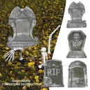 Large Foam Halloween Stake Scary Tombstones Cemetery Decoration Outdoor Props{