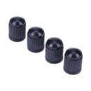 100pcs Car Truck Bike Tire Wheel Air Valve Stem Caps Dust Covers (Black)