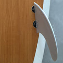 3pcs Surfboard Fin for FCS G5 Longboard Water Wave Fin Paddle Board (White)