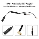 DAB + Antenna Splitter Adapter with Amplifier for Sony JVC Kenwood Car Radio
