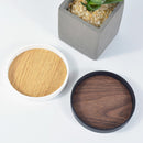 Imitation Wooden Coaster Placemats Non-slip Cup Mat Insulated Pad (Black)