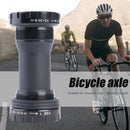 Press Fit Bottom Brackets Bicycle MTB Road Bike Aluminum Axis Parts (Black)