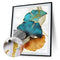 Frameless Painting By Numbers Gingko Leaves DIY Handmade Drawing On Canvas Craft