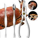3Pcs Crab Peeling Tools Crackers Nut Shellfish Lobster Opener Tool