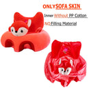 Baby Sofa Support Seat Cover Cartoon Animal Learning To Sit (Squirrel) Newly
