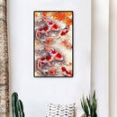 DIY Full Round Drill Diamond Painting Koi Handmade Room Decor Art Craft Gift