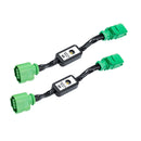 2pcs Dynamic Turn Signal Adapter Indicator Module Cable Wire Harness for A3 8V