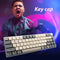 126pcs Universal Mechanical Keyboard Keycaps XDA Height (Revelation Rocket)