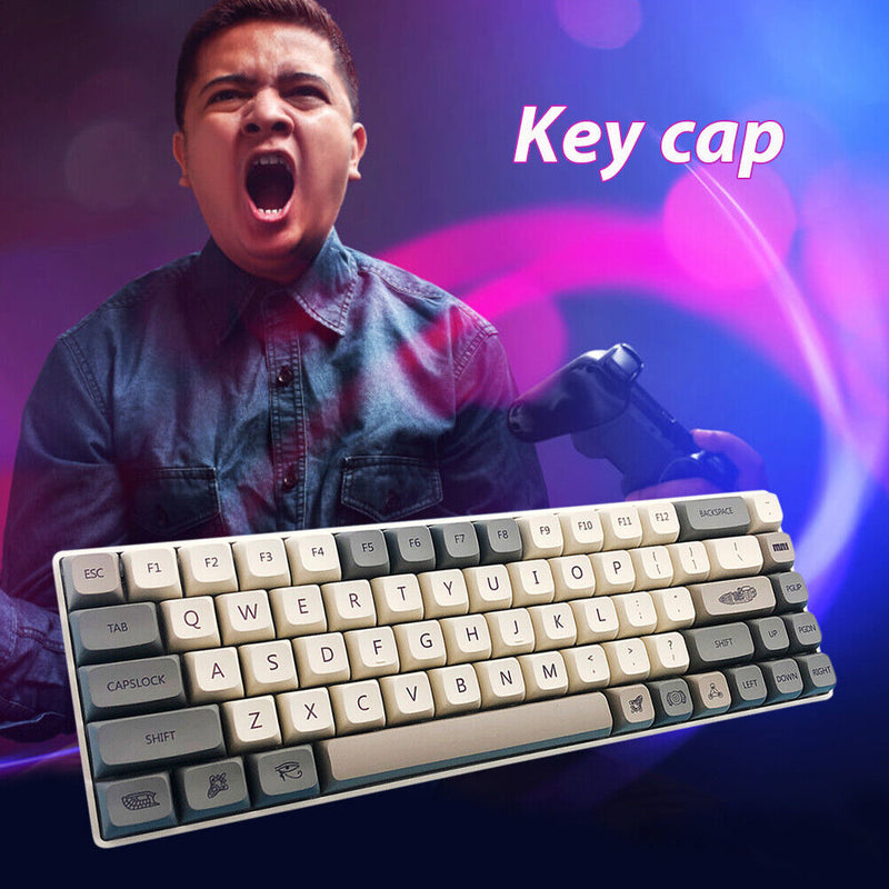 126pcs Universal Mechanical Keyboard Keycaps XDA Height (Revelation Rocket)