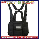 Punk Women Oxford Cloth Vest Bag Street Hip Hop Sport Solid Chest Shoulder Pa