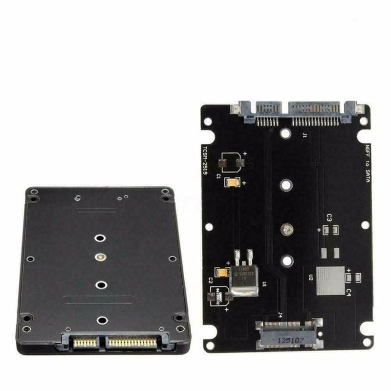 M.2 NGFF to 2.5" SATA 3 Adapter Card Enclosure Hard Disk w/ Converter U8Q9