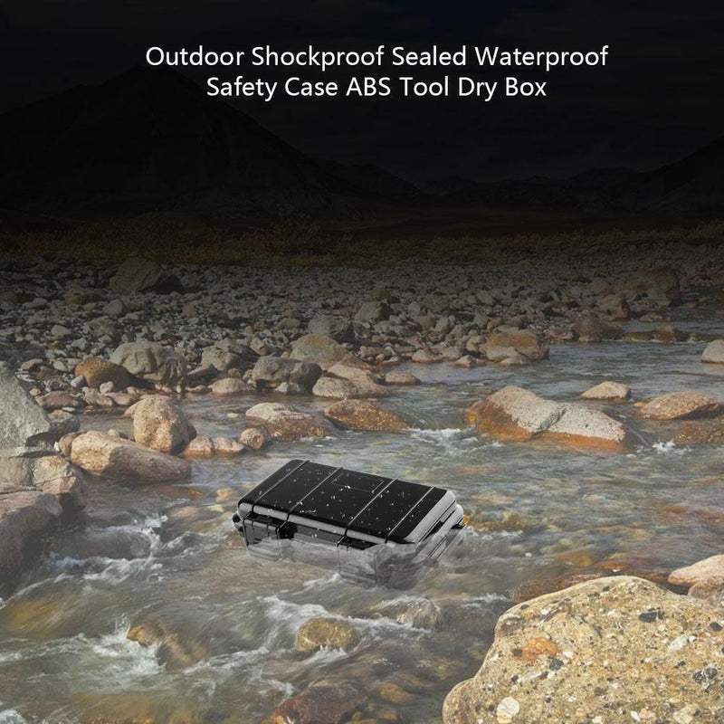 Outdoor Shockproof Sealed Waterproof Safety Case ABS Tool Dry Box (A) Newly