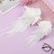 DIY Crafts White Embroidery Sewing Flower Collar Patch Angel Wing Applique