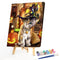 Digital Oil Painting Hand Painted Canvas Halloween Animals Art Wall Decoration