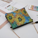 DIY Special Shaped Diamond Painting Leather Messenger Bag Makeup Storage Bags