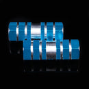 2pcs BMX Mountain MTB Bike Bicycle Alloy Axle Pedals Foot Stunt Pegs Blue Newly