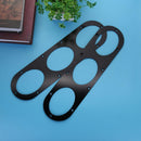 2pcs Universal Car Rear Bumper Race Air Diversion Diffuser Panels (Black)