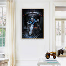 5D Diamond Painting Kit Scary Clown Full Round Drill DIY Crafts Mosaic Pict