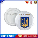 Ukraine Ukrainian Map Flag Symbol Round 13 Styles Clothes Pins(G)
