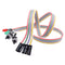 ATX PC Compute Motherboard Power Cable 2 Switch On/Off/Reset w/LED Light 65cm
