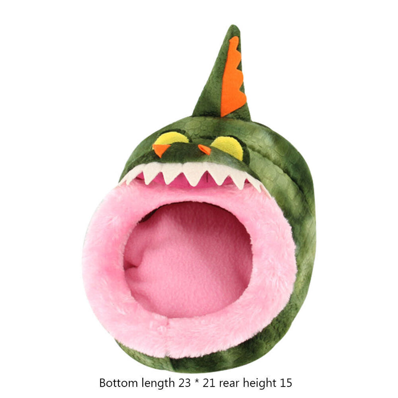 Winter Plush Cat Bed House Small Pet Warm Sleep Nest Kennel (Alligator L) Newly