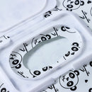 Clamshell Cosmetic Pouch Carrying Case Clean Wipes Container Wipe Bag