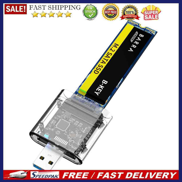 For 2230/2242/2260/2280 SSD External Enclosure USB3.0 Gen1 5Gbps Hard Disk Case