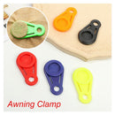 Camping Survival Snap Awning Clamp Tarp Clips Canvas Anchor Gripper Tent Clamp