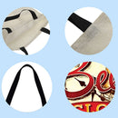 Retro beer mug Printed Shoulder Shopping Bag Casual Large Tote Handbag