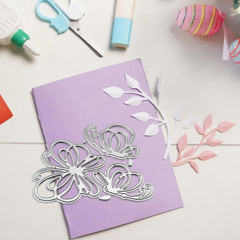 Silicone Butterfly Mold Seal DIY Stamp Scrapbook Paper Cutdie Album-To